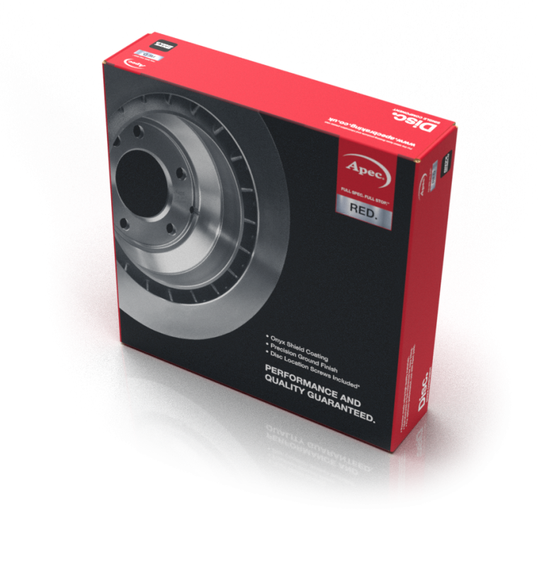 Apec Red Discs. | Apec Automotive